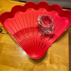Tupperware Easy Dry Tray Shaped Dish Rack NEW